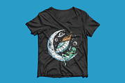 Alien stranded on the moon, a Person Illustration by gunaonedesign (Thumbnail 3 of 4)