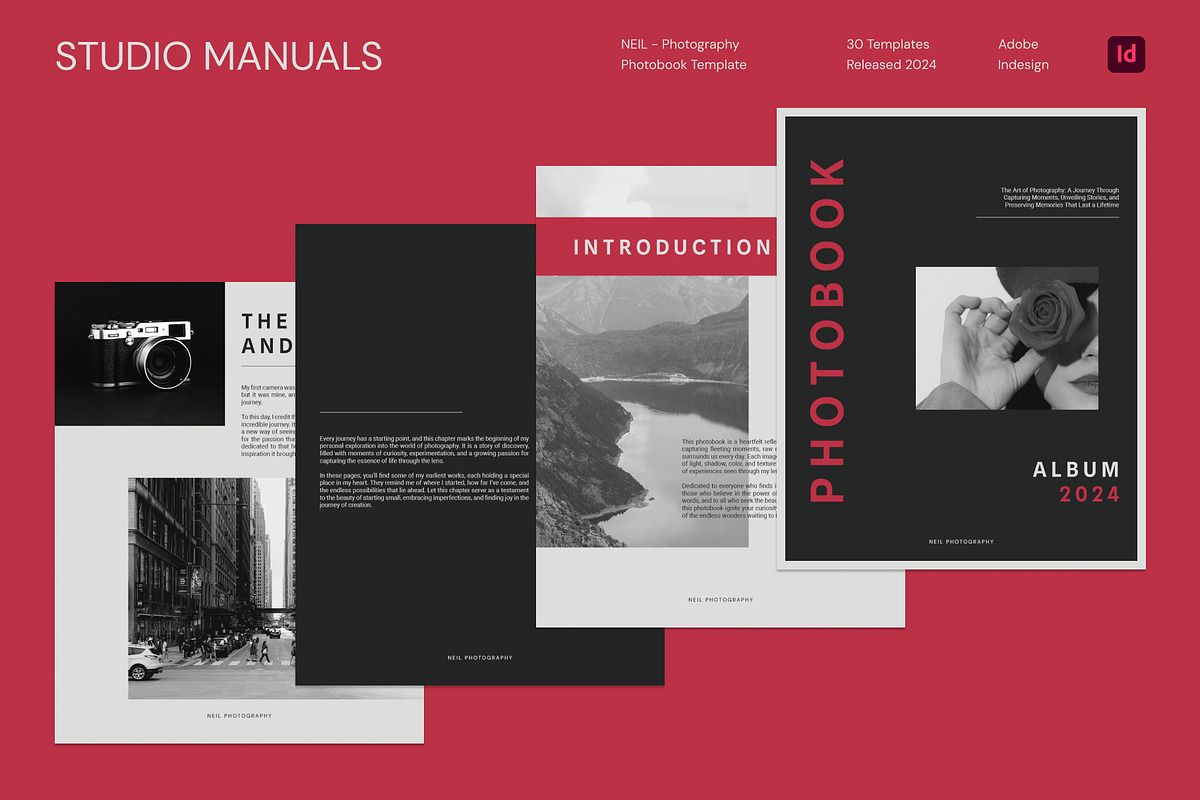 NEIL - Photography Photobook Templat, a Social Media Template by Studio Manuals (Photo 1 of 8)