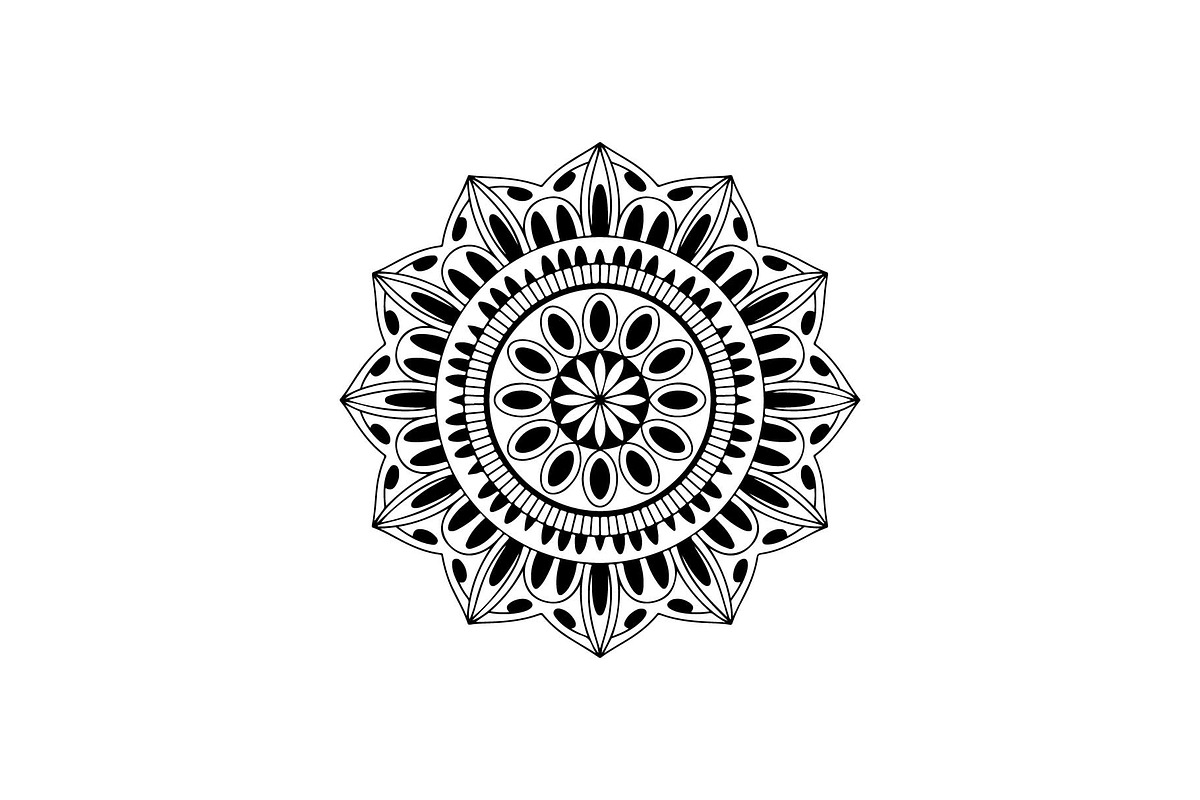 Black Mandala SVG Bundle, an Object Graphic by jahid234 (Photo 7 of 13)