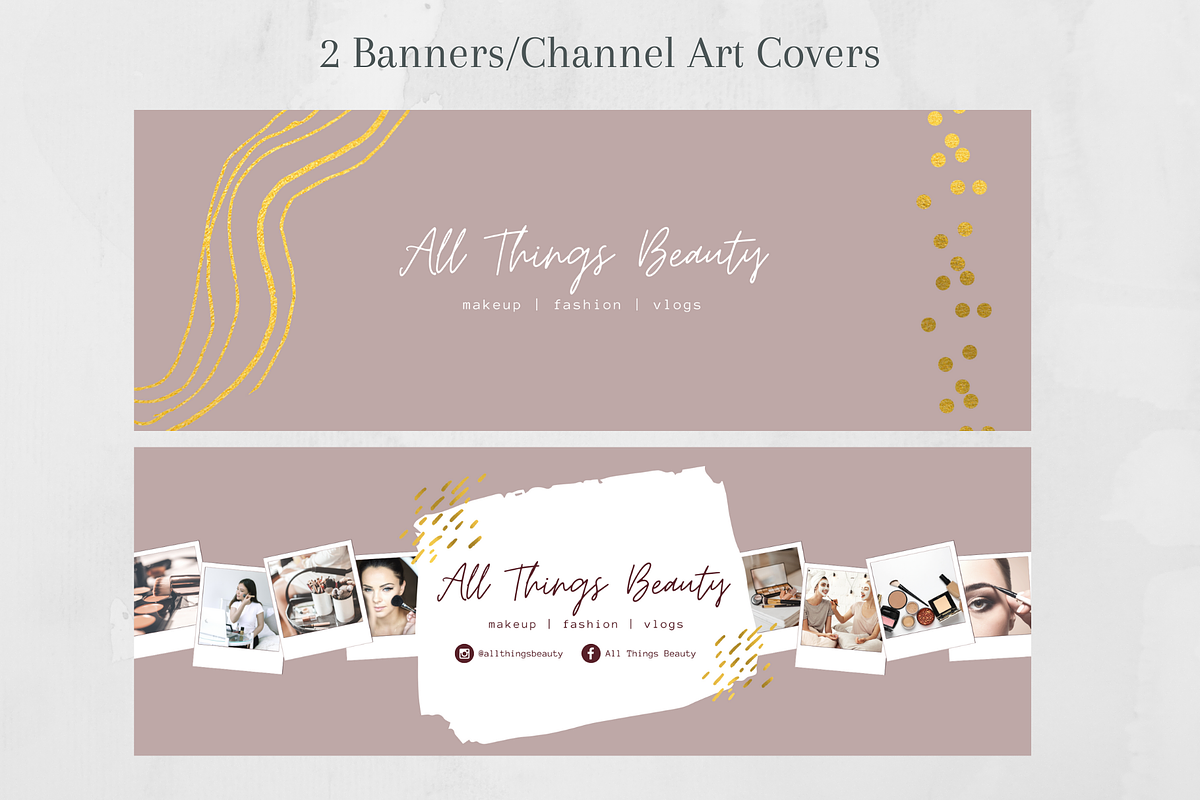 YouTube Branding Template, a Social Media Template by Tegefeldt Design (Photo 3 of 7)