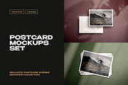 Realistic Postcard Mockup Scenes, a Pens & Pencil Mockup by Design Squad (Thumbnail 1 of 8)
