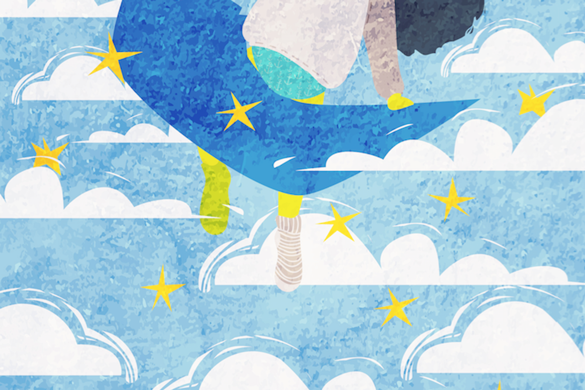 A girl on The Moon, an Illustration by Jema's (Photo 3 of 3)
