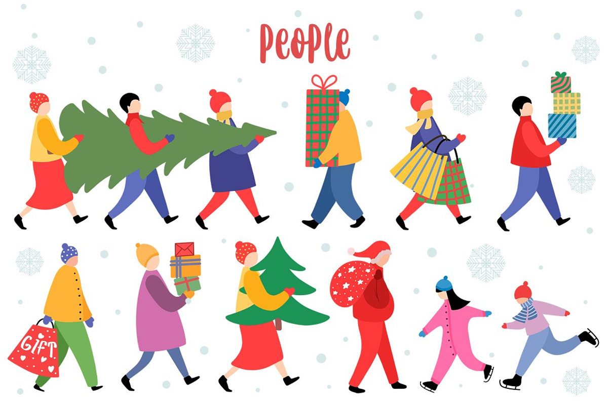 Winter Town, a Decorative Illustration by Alina Sh (Photo 6 of 8)