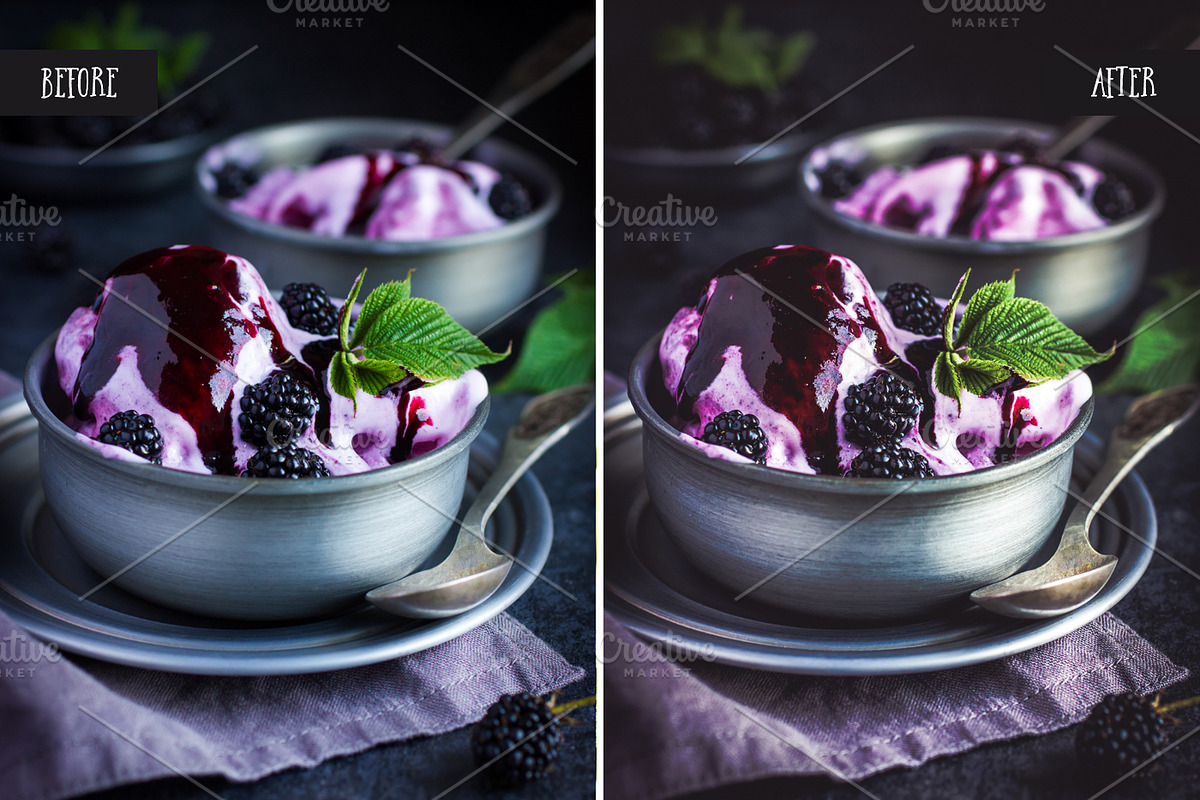Food Photography Lightroom Presets, an Action Add-On by BeArt-Presets (Photo 7 of 27)