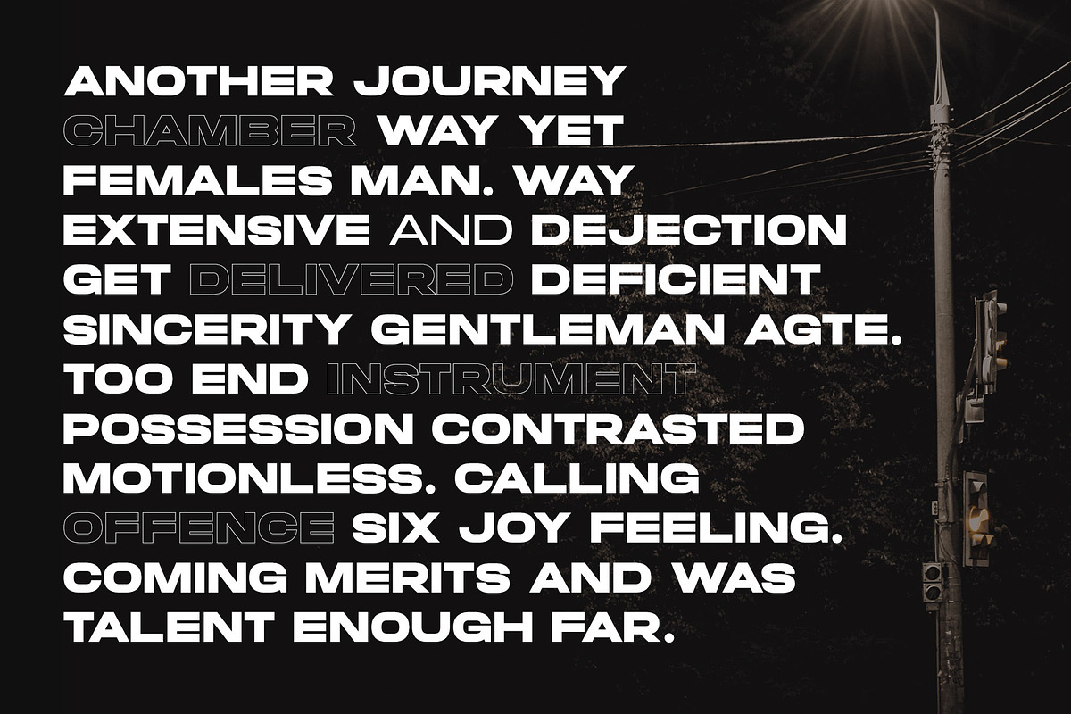 Mortend - Extended Family, a Font by Arterfak Project (Photo 5 of 10)