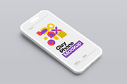 Clay Phone Screen Mockup Set, an Android Mockup by graphicsauce (Thumbnail 2 of 4)