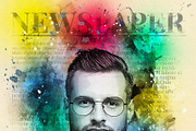 News Paper Mixed Media Art Effect, an Action Add-On by MRI STUDIO (Thumbnail 22 of 43)