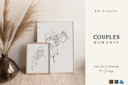 BUNDLE Line Art and illustrations, a Decorative Illustration by Eviory (Thumbnail 7 of 28)