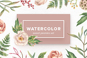 Watercolor Floral Bundle, an Object Illustration by Kotulska (Thumbnail 21 of 21)
