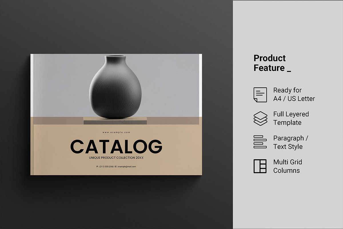 Product Catalog Template Landscape preview 2