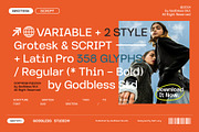Scritture Grotesk, a Sans Serif Font by Godbless Studio (Thumbnail 4 of 14)