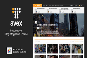 Avex - Magazine WordPress Theme