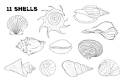 Sea Hand drawn Clipart - PNG, a Decorative Illustration by Ink by Stefi (Thumbnail 2 of 4)