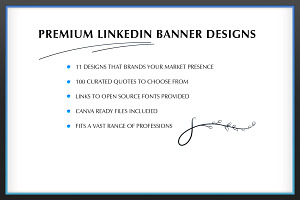 11 Linkedin Banner Template, Profile