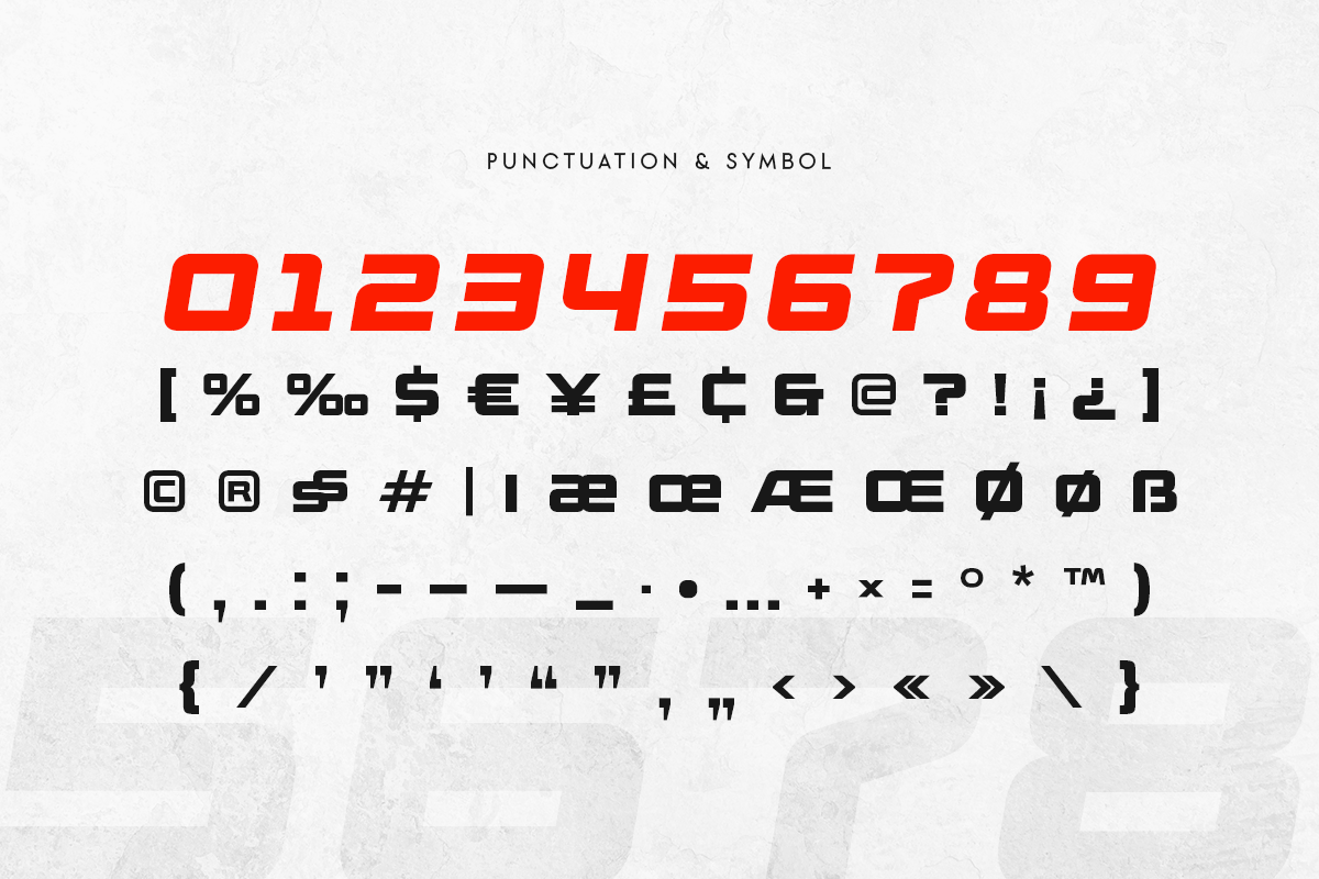 Mobile - Modern Racing Car Font, a Sans Serif Font by Hamz Studio (Photo 6 of 8)