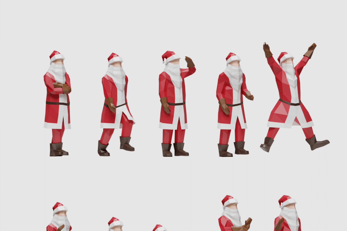 Santa & Helpers, a Characters & Person 3D Model by Studio Ochi (Photo 4 of 13)
