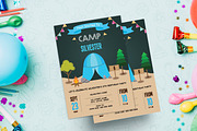 Camping Tent Party Template for Boy, an Invitation Template by SmmrDesign (Thumbnail 2 of 2)