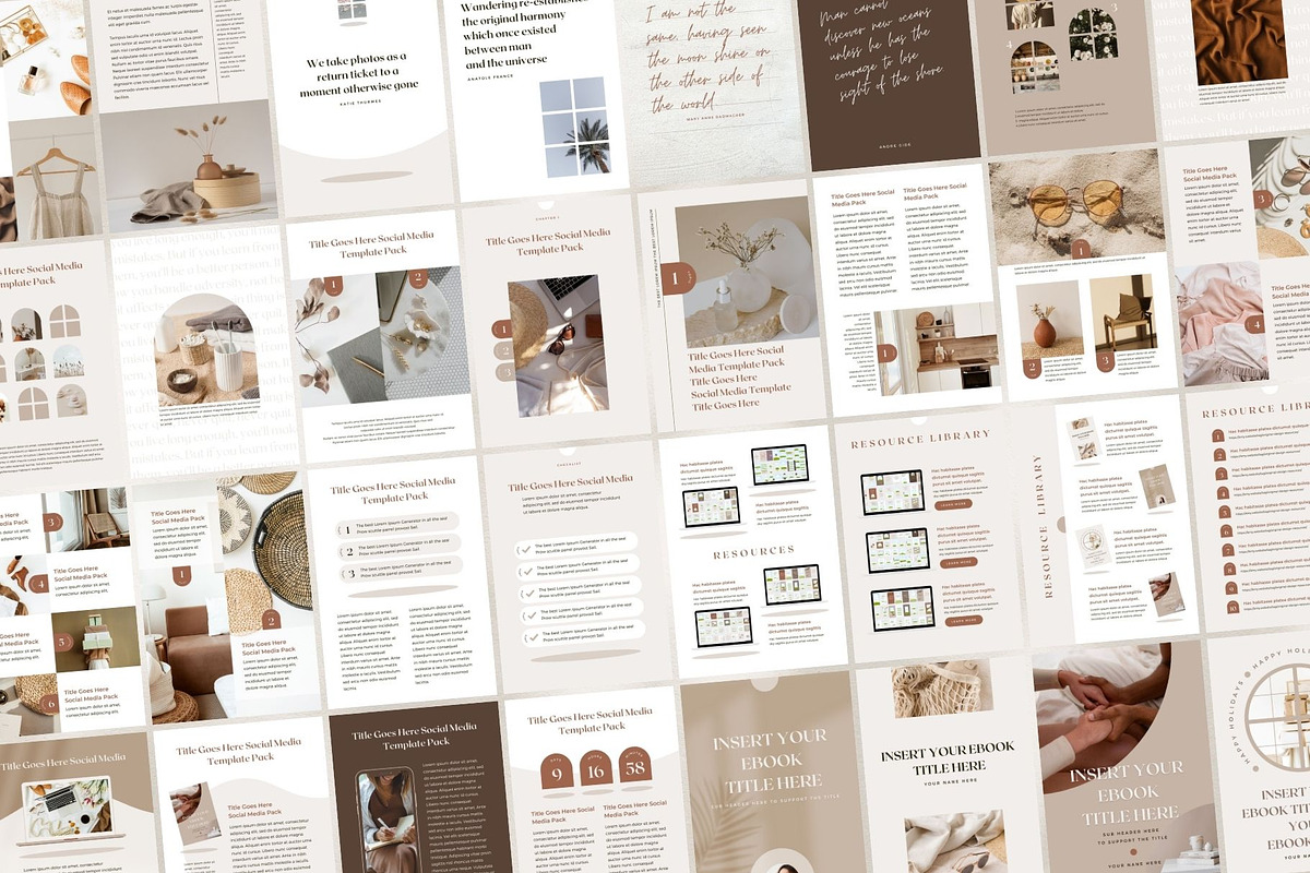 eBook PDF Templates Canva Shadow, a Magazine Template by Keikoya (Photo 18 of 18)