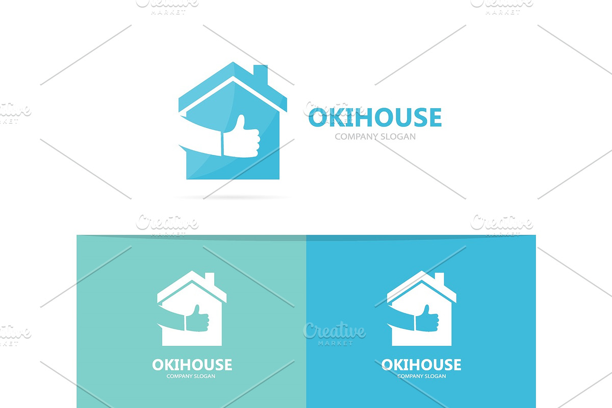 Vector of real estate and like logo combination. House and best symbol ...