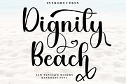 Dignity Beach, a Handwritten Font by FreshTypeINK (Thumbnail 1 of 8)