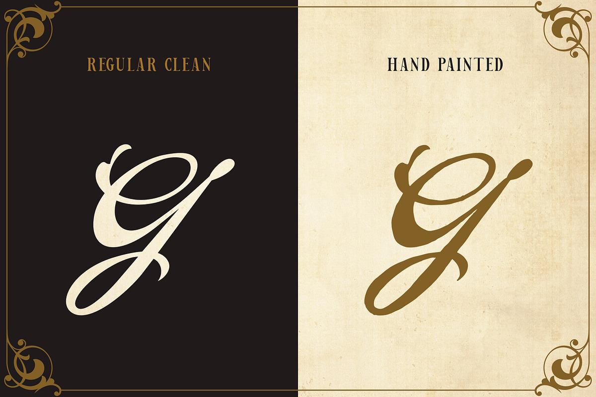 Veinline - Victorian Script, a Script Font by Burntilldead (Photo 6 of 9)