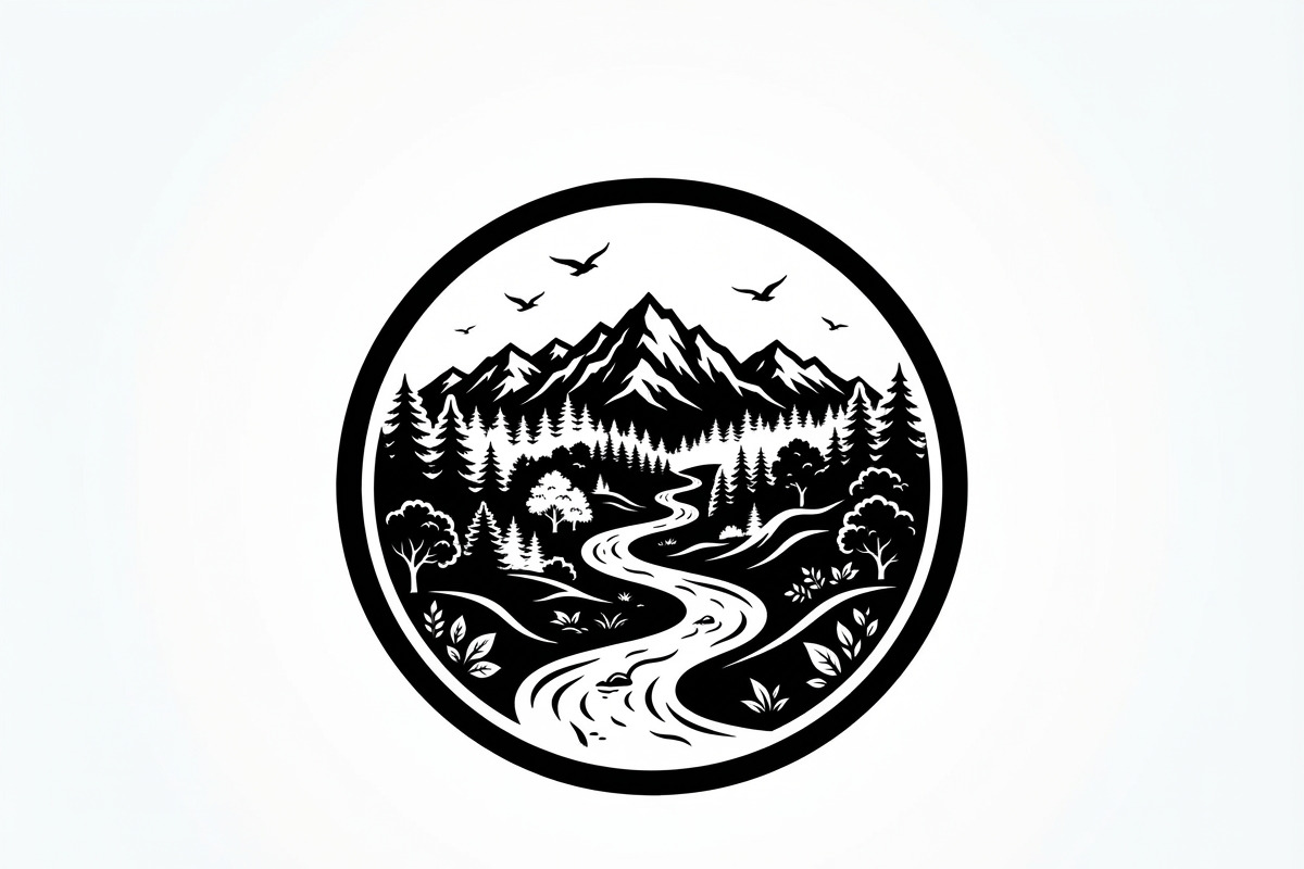 60 Eco Globe Landscape Silhouette, a Technology Illustration by Amazin_art (Photo 3 of 29)