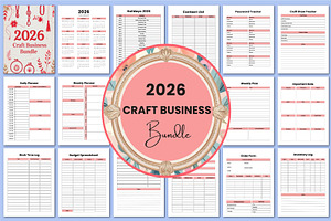 2026 Craft Business Bundle, a Stationery Template by Shumaya