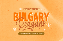 Bulgary Reagans - Cute Font Duo