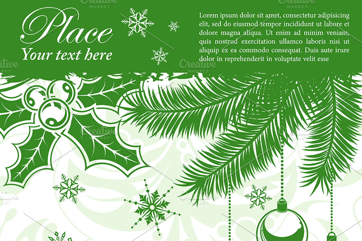 Christmas and New Year Backgrounds, a Decorative Illustration by TAlex (Photo 5 of 6)