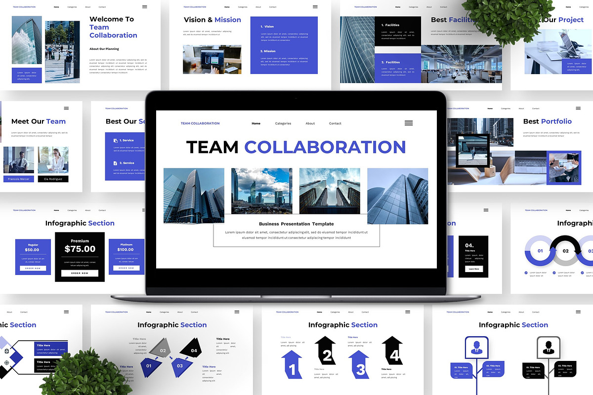 Team Collaboration - Business PPT preview 2