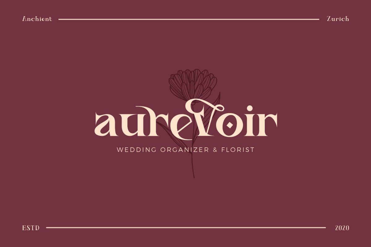 Ancient Zurich - Elegant Serif Logo, a Serif Font by Dirtyline Studio (Photo 2 of 22)