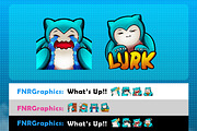 Snorlax Twitch Emote – Pokemon Emote, an Illustration by FNR Graphics (Thumbnail 5 of 6)