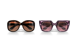 Stylish 3d eyewear set with bold, an Object Illustration by art PVP - market
