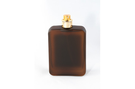 Brown Matte Bottle of Perfume for, a Background Photo by InfinitumProdux
