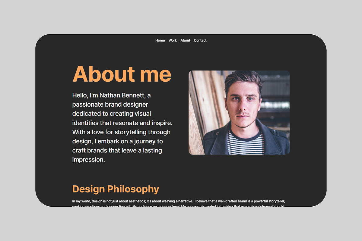 Nathan Bennett - Framer Template, a Websites & App Template by BiancaXavier (Photo 4 of 4)