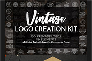 Vintage Logo Creation Kit, a Branding & Logo Template by Toonsteb (Thumbnail 7 of 7)