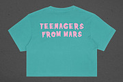 Realistic Crop Tee Mockup, an Apparel Mockup by Uncentrifuged Pressure (Thumbnail 5 of 10)