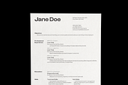 CV/Resume & Cover Letter Template_01, a Resume Template by Akreatipe (Thumbnail 3 of 4)