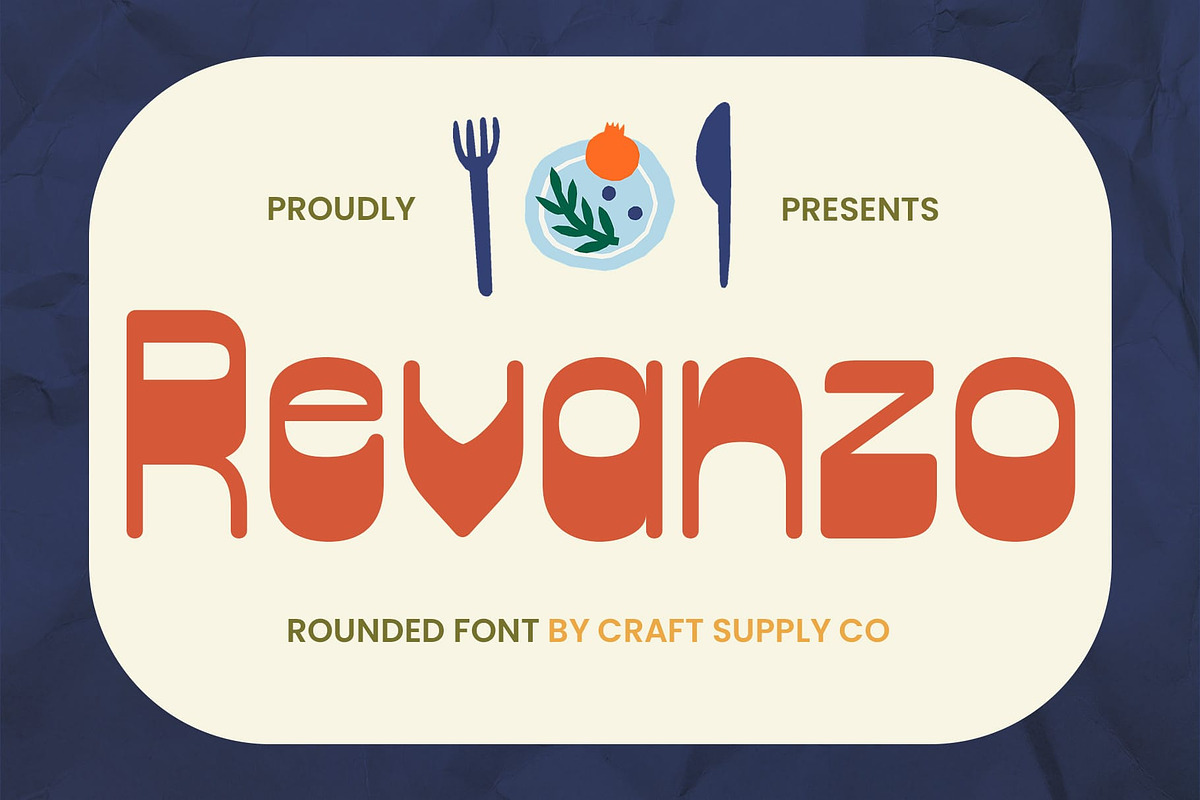Revanzo Rounded, a Sans Serif Font by Craft Supply Co. (Photo 1 of 8)