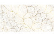 Flowers and Leaves Line Luxury Art, a Pattern Graphic by Marylia (Thumbnail 9 of 27)