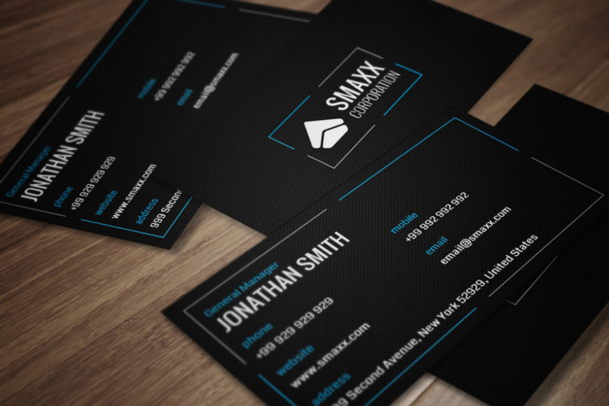 Minimal Business Card CM041, a Business Card Template by annozio (Photo 1 of 4)