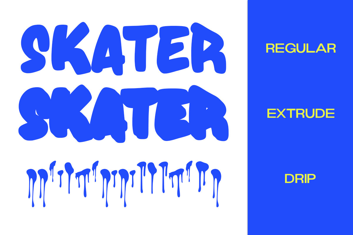 The Big Drop Graffiti Font, a Handwritten Font by Letterhend Studio (Photo 5 of 11)