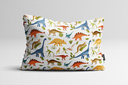 Cute dinosaurs seamless patterns, a Pattern Graphic by Good Studio (Thumbnail 5 of 7)