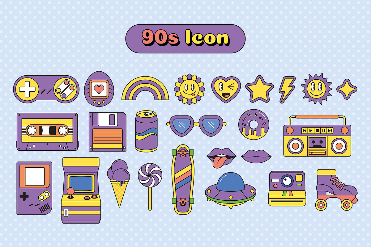 90s Summer Instagram Template, a Social Media Template by muhisya (Photo 12 of 14)