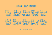 Cute Cat & Dog, an Animal Illustration by HunEyy (Thumbnail 4 of 8)