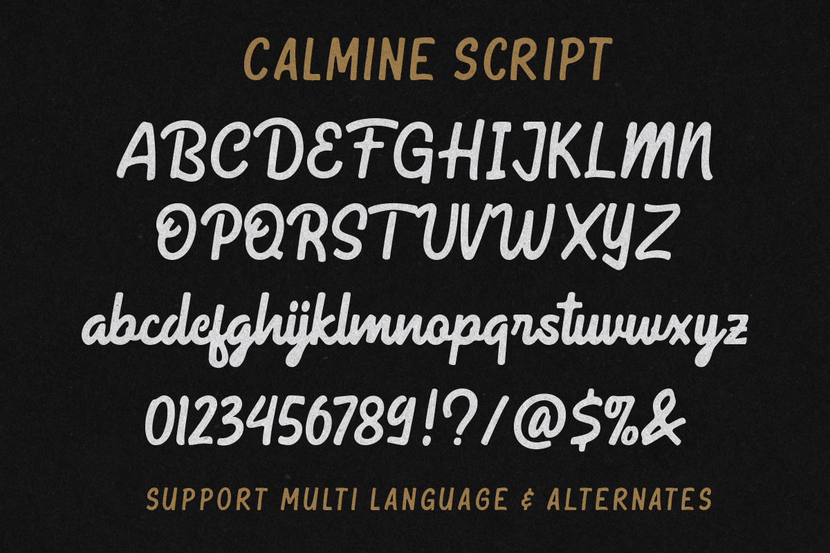 Calmine - Font Duo & Extras, a Font by Letterhend Studio (Photo 7 of 9)