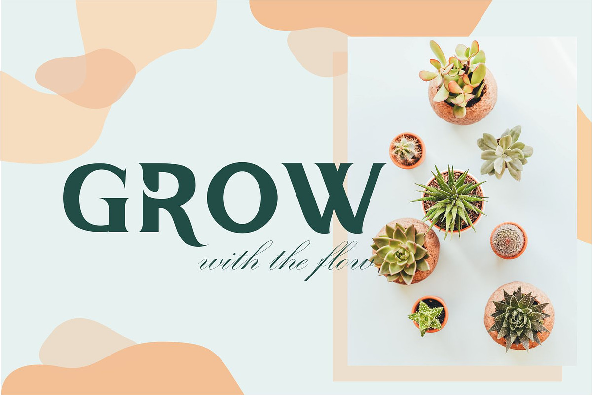 Kora Font | Bold Slab Serif Font, a Slab Serif Font by WhymoreArt (Photo 3 of 5)