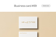 Business Card Mockup Template Bundle, a Business Card Template by PrintPixel (Thumbnail 46 of 104)