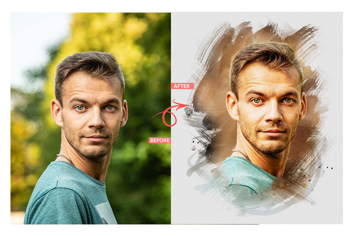 Smart Painting Photoshop Action, an Action Add-On by MRI STUDIO (Photo 7 of 14)