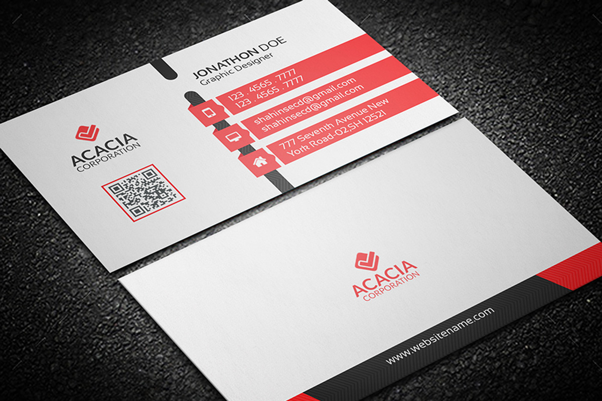 Bajn Business Card, a Business Card Template by DesignGhar (Photo 1 of 4)